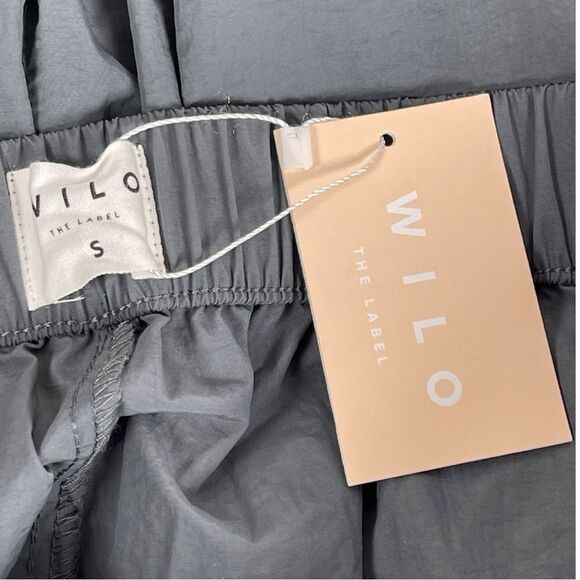 WILO The Label Anthropologie Parachute Fly Cargo Pants Gunmetal Gray Small NWT - Picture 4 of 8